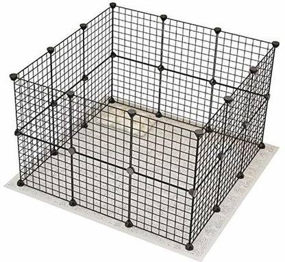 SPACE ORGANISER DIY Foldable Metal Comfortable Personalised Pet Fence, Play Area Cage for Dog, Cat, Rabbit, Turtle, Guinea Pig, Hamster, Miniature Pig, Tortoise, Hedgehog, Ferret House