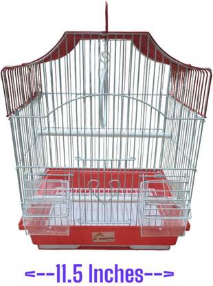 MAGPRE Red Square Arch Birds Cage Bird Cage