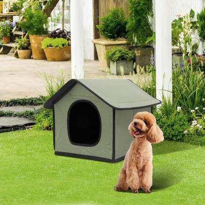 PATPAT Outdoor Pet House Rainproof Outdoor Dog House Cat House with Roof Shelter Dog, Cat House