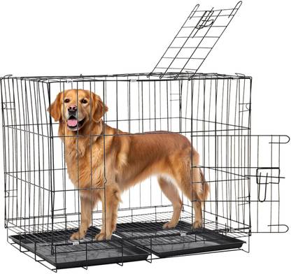 Sip Foldable Dog Cage for Medium Dog, Cat, Rabbit, Monkey Cage