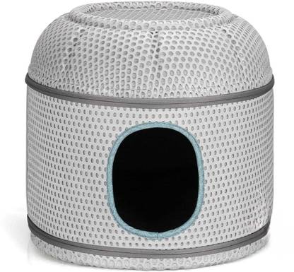 PetFur Foldable Cat House,Cat Cube Cave,Cat Bed for Cats,Nest Semi-Enclosed(Grey) Cat House