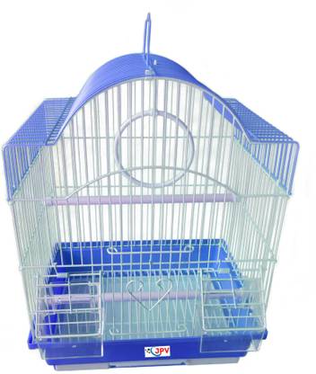 JPV MULTI TRADERS Blue Half Circle for Love Bird Cages Parrot, Parakeet, Budgies Bird Cage