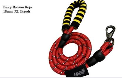 SAWAY Red Imported Buckle Night Reflective Fancy Rope For EX Breeds 170 cm Dog Martingale Leash