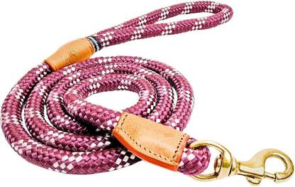 VamaLeathers Rope Leash Strong & Comfortable Heavy Duty Brass Hook for Large Size Breed Dog 152 cm Dog Cord Leash