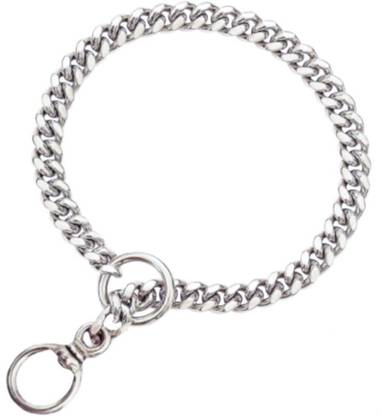 Hanu Enterprises Steel Color Metal Links - Rottweiler, Pitbull, Doberman, Great Dane 15 cm Dog Chain Leash