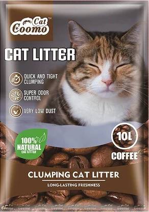 Patch and Marshall Coffee Exclusive Scoopable Smart Bentonite Cat Litter - Premium & Chemical Free Pet Litter Tray Refill