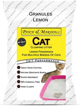 Patch and Marshall Super Quality Ball Shaped Super Absorbent & Fast Lumping Cat Litter 5 KG Pet Litter Tray Refill