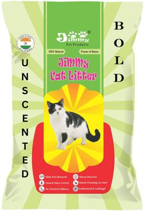 Jimmy Cat Litter 20 kg Bold Unscented Pet Litter Tray Refill
