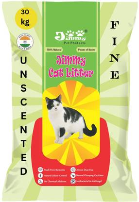 Jimmy Cat Litter 30Kg Fine Unscented Pet Litter Tray Refill