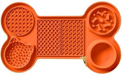 FLOSTRAIN Silicone Lick Mat for Dog Dog, Cat Pet Mat