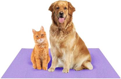 Amorite Reusable Washable Pee Pads-Puppies Washable Dog/Cat Diapers Violet Dog, Cat, Guinea Pig, Hamster, Miniature Pig, Rabbit, Tortoise Pet Mat