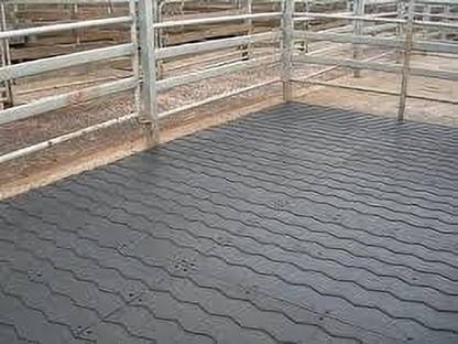 Ursus Black Cow Mat Waterproof |COW MAT| With Raised Edges Cow, Dog, Guinea Pig, Hamster, Miniature Pig Pet Mat