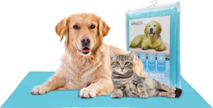 Maissen Waterproof Reusable Washable Pee Pads & Pet Dry Sheet Peacock Blue -Medium Size Dog, Cat Pet Mat