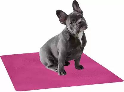 Radiant Fashion World Reusable Washable Pee Pads-Puppies Washable Dog/Cat Diapers Dark Pink Dog, Cat Pet Mat