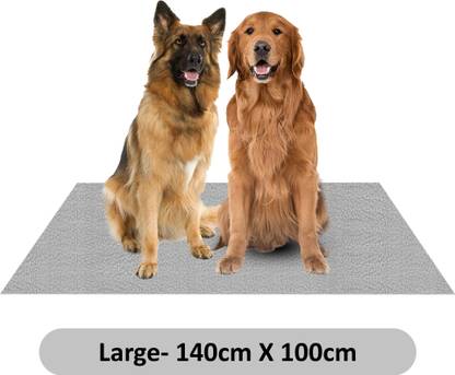 Amorite Reusable Washable Pee Pads-Puppies Washable Dog/Cat Diapers Grey Dog, Cat, Guinea Pig, Hamster, Miniature Pig, Rabbit, Tortoise Pet Mat