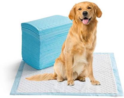 PetsVilla 30pcs Puppy Training Pee and Potty Pads,Quick Drying Surface, 60x90cm/Pee Pads Dog, Cat Pet Mat