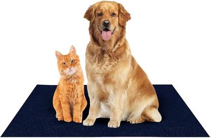 Amorite Reusable Washable Pee Pads-Puppies Washable Dog/Cat Diapers Dark Blue Dog, Cat Pet Mat