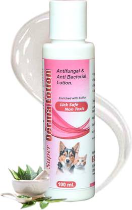 Derma Itching Lotion for Dogs Redness Relief Lotion for Dogs, Cats, Lick Safe, Pet First Aid Kit
