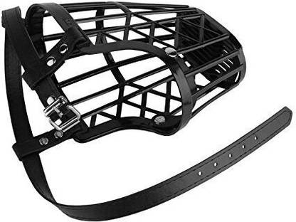 PetJoy Square Adjustable Strap Muzzle - Ensure Pet Safety & Comfort, Prevent Biting Small Strips Dog Muzzle