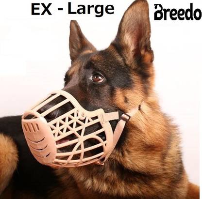 Breedo Dog Mouth Muzzle Size 7 adjustable Strips Dog Mouth Muzzle |Dog Muzzle Extra Large Strips Dog Muzzle