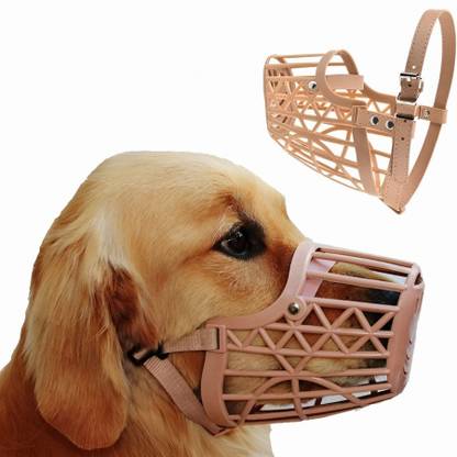 Unik Dog Muzzle Medium Size_5 High quality mouth cover/basket adjustable and safe, Medium Strips Dog Muzzle