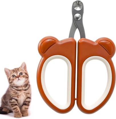 FAB TECH Cat Nail Cutter For Persian Cat , Innovative Bear Design Cat Clipper , Scissor Nail Clipper