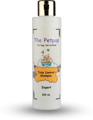 The PetPup Anti Dandruff & Ticks control shampoo for Dog,Cat and Horse Conditioning, Anti-dandruff, Flea and Tick, Anti-fungal, Anti-itching, Allergy Relief Neam Dog Shampoo