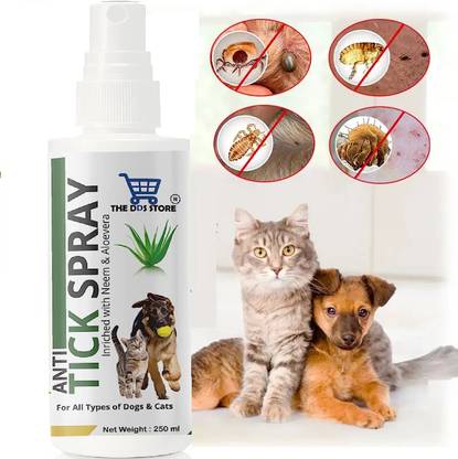 THE DDS STORE Flea Spray used as Cat Flea & Tick Treatment Flea and Tick, Allergy Relief, Anti-itching, Anti-fungal NEEM & ALOEVERA Cat Shampoo