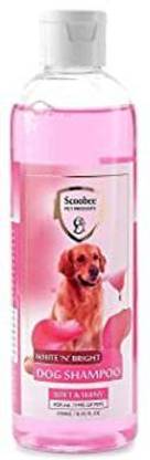 RS Pet Hub RS PET HUB Scoobee White ‘N’ Bright Dogs Shampoo Soft and Shiny (250 ml) Whitening ...