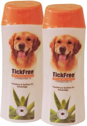 skyec tick free dog shampoo , 200ml x 2 pack Flea and Tick tea tree oil, aloevera Dog Shampoo