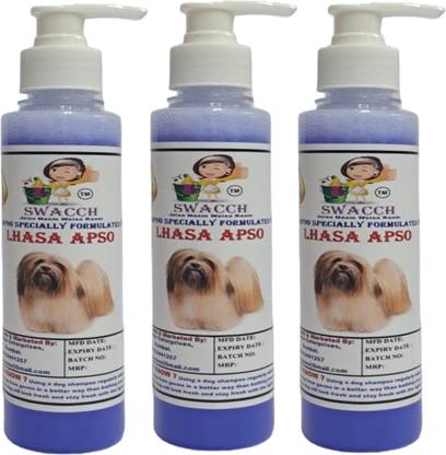swacch Premium Shampoo For Lhasa Apso (200ml) (Pack of 3) Conditioning Lavender Dog Shampoo