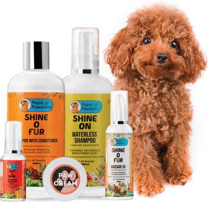 Papa Pawsome Poodle Complete Pet Spa Kit