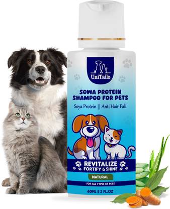 Unitailz Sowa Protein Shampoo For Pets, Dog, Cat | Protein Shampoo | Cleans Pollutants, Conditioning, Anti-dandruff, Anti-itching, Allergy Relief, Anti-fungal Fresh, Healthy Pet Fur Nourish, Silky | Anti Hair Fall Shampoo For Pet Breeds, Dog Shampoo