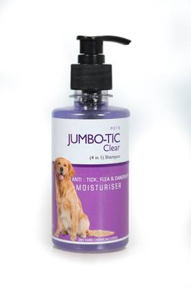 JUMBOGREEN Jumbo-Tic Shampoo Flea and Tick, Anti-dandruff, Hypoallergenic, Anti-itching, Conditioning Lavender Dog Shampoo