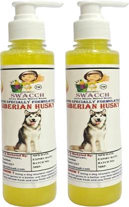 swacch Siberian Husky (200ml) (Pack of 2) Conditioning Lemon Dog Shampoo