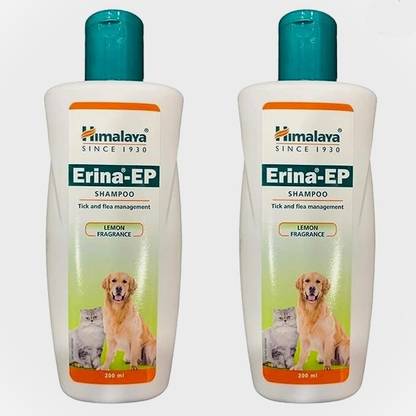 हिमालया Erina ep shampoo 200ml pack of 2 फ़्ली और टिक नेचुरल डॉग शैम्पू
