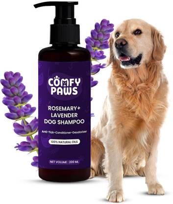 Comfy Paws Rosemary + Lavender Dog Shampoo Anti-itching, Conditioning Lavender And Rosemary Dog Shampoo