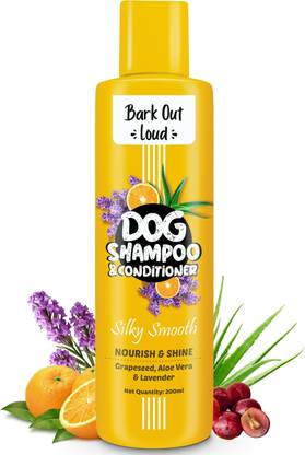 BARK OUT LOUD Dog Shampoo & Conditioner (1 N x 200ml) Conditioning Fresh Dog Shampoo