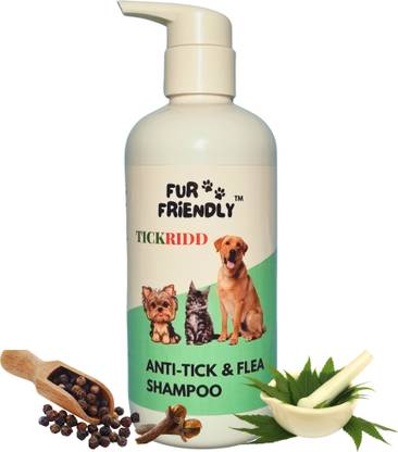 SARGO Anti-Tick & Flea Shampoo | 300 ml (Pack of 1) Flea and Tick Clove OIl Dog, Cat Shampoo