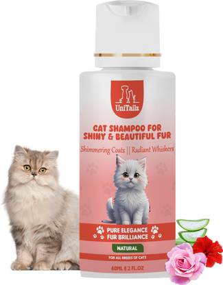 Unitailz Cat Shampoo for Shiny & Beautiful Fur |Kitten Shampoo -Cleans Dust & Silky Skin, Conditioning, Anti-itching, Allergy Relief, Anti-fungal ,Fresh, Nourishing Hair, Persian Cat Hair Fall, Normal Cat | All Cat Breed, Cat Shampoo