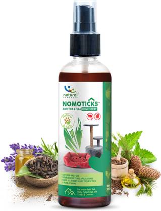 Natural Remedies Nomoticks Anti Tick & Flea Home Spray, Kills Ticks & Fleas, Itching, 100 ml Flea and Tick Fresh Dog Shampoo