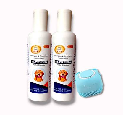 Himalayan Lifesciences Dr Vet Simba Herbal shampoo conditioner Dog Shampoo Anti-dandruff, Anti-fungal, Anti-itching, Anti-parasitic Natural Dog Shampoo