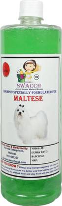 swacch Dog Shampoo + Dumbbell Toy & Teeth Cleaning Rubber Chew Toy I Combo Pack Maltese Conditioning Neem Alovera Dog Shampoo