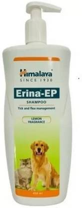 HIMALAYA Erina EP Shampoo 450ml ( Tick & Flea Management ) Anti-itching, Flea and Tick Lemon Dog Shampoo