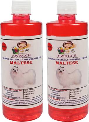 swacch Maltese Conditioning Strawberry Dog Shampoo