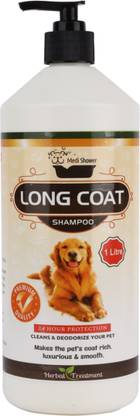 Medilogy Biotech Dog Shampoo Long Coat Whitening and Color Enhancing, Allergy Relief, Anti-dandruff, Anti-itching, Conditioning Refreshing, Enchanting, Flowery, Fragrance Dog Shampoo