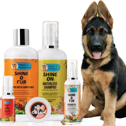 Papa Pawsome German Shepherd Complete Pet Spa Kit