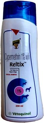 Vetoquinol Reltix Flea and Tick Regular, Medicated Dog Shampoo
