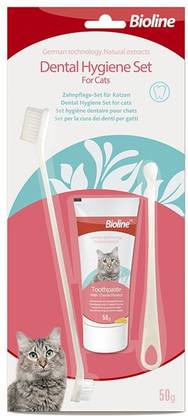 BIOLINE Cheese Flavour Natural & Organic Dental 50g Pet Toothpaste