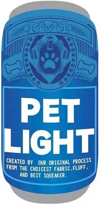 talkingdogclub Pet Light Soda Pup Can - Plush Pet Toy Cotton Plush Toy For Dog & Cat